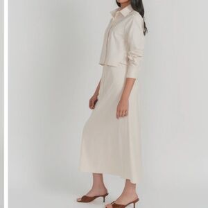 Luum women skirt and shirt set